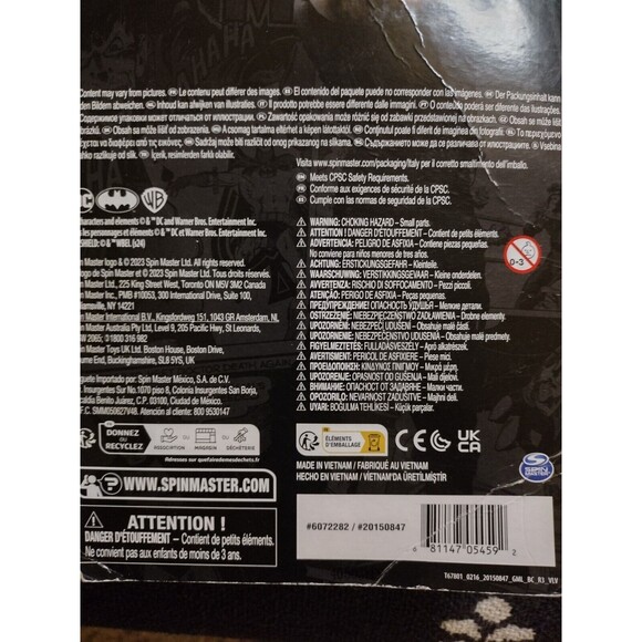 DC Batman Dark Knight Trilogy Bane Spin Master 85 Years 3.75” Figure NEW - Picture 8 of 8